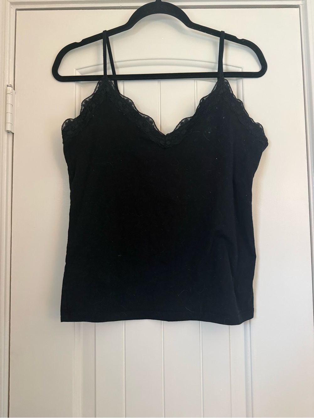 Old Navy Black Lace-Trim Camisole